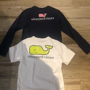 Boys Vineyard Vines tees Size M(12-14)